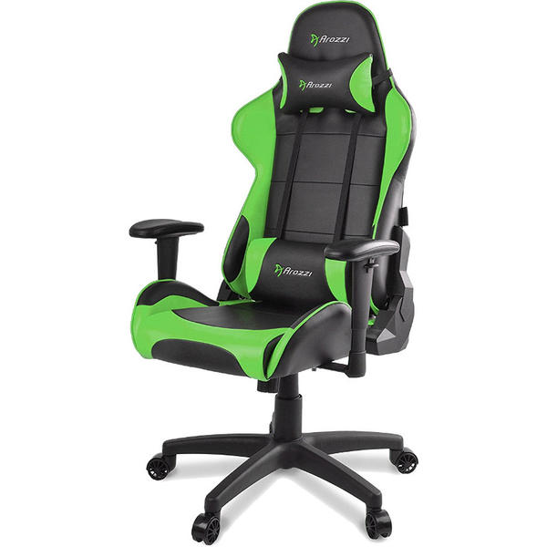 Scaun Gaming AROZZI Verona V2, Negru/Verde