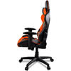 Scaun Gaming AROZZI Verona V2, Negru/Portocaliu