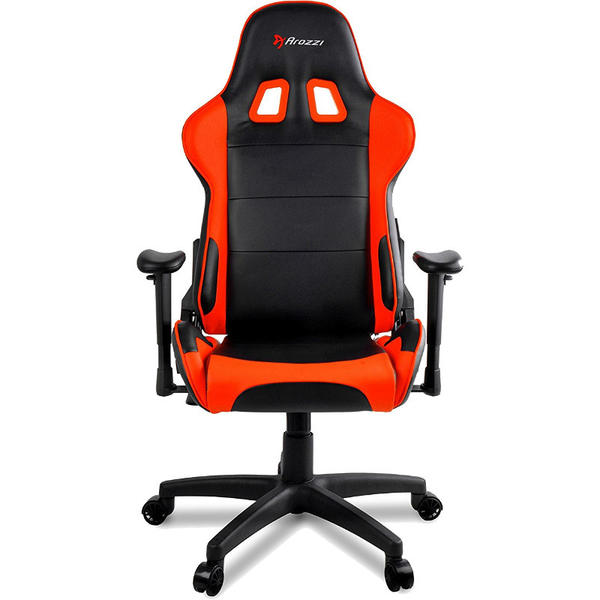 Scaun Gaming AROZZI Verona V2, Negru/Portocaliu