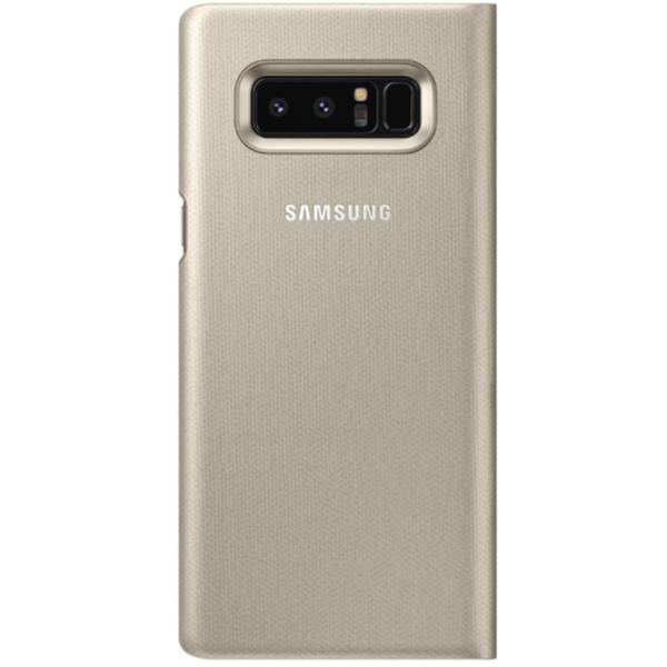 Husa Samsung LED View Cover pentru Galaxy Note 8 (N950), Auriu