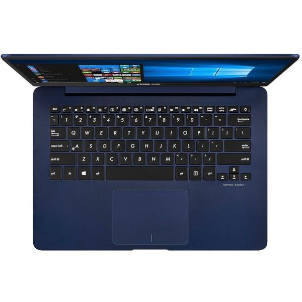 Laptop Asus BX430UA-GV400R, 14.0'' FHD, Core i7-8550U 1.8GHz, 16GB DDR4, 512GB SSD, Intel UHD 620, FingerPrint Reader, Win 10 Pro 64bit, Albastru