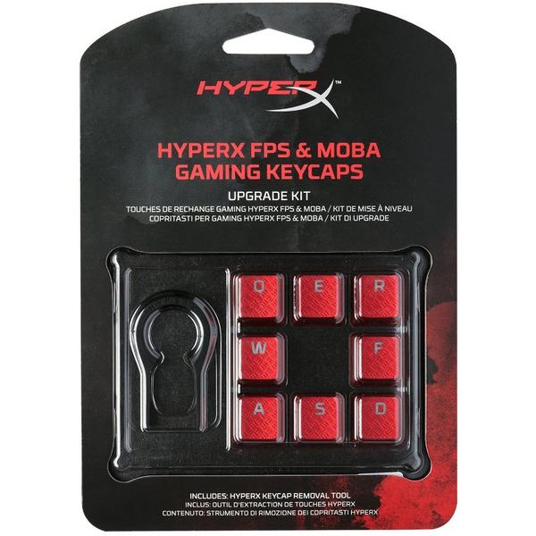 Accesoriu Tastatura Kingston HyperX FPS & MOBA Gaming Keycaps Upgrade Kit (Red)