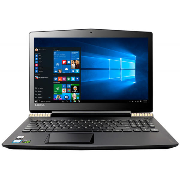 Laptop Lenovo Legion Y520-15IKBN, 15.6'' FHD, Core i5-7300HQ 2.5GHz, 8GB DDR4, 1TB HDD + 256GB SSD, GeForce GTX 1050 Ti 4GB, FreeDOS, Negru/Auriu