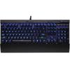 Tastatura Corsair K70 LUX Blue LED, USB, Layout US, Cherry MX Red, Negru