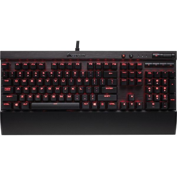 Tastatura Corsair K70 LUX Red LED, USB, Layout EU, Cherry MX Brown, Negru