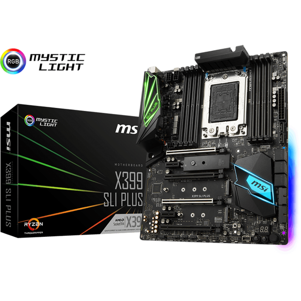 Placa de baza MSI X399 SLI PLUS, Socket TR4, ATX