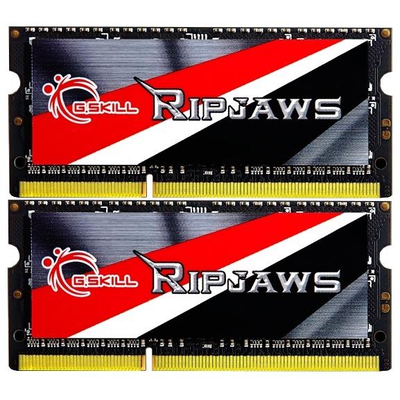 Memorie Notebook G.Skill Ripjaws, 16GB, DDR3, 1600MHz, CL9, 1.35V, Kit Dual Channel