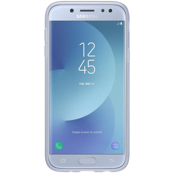 Capac protectie spate Samsung Jelly Cover pentru Galaxy J5 2017 (J530), Albastru