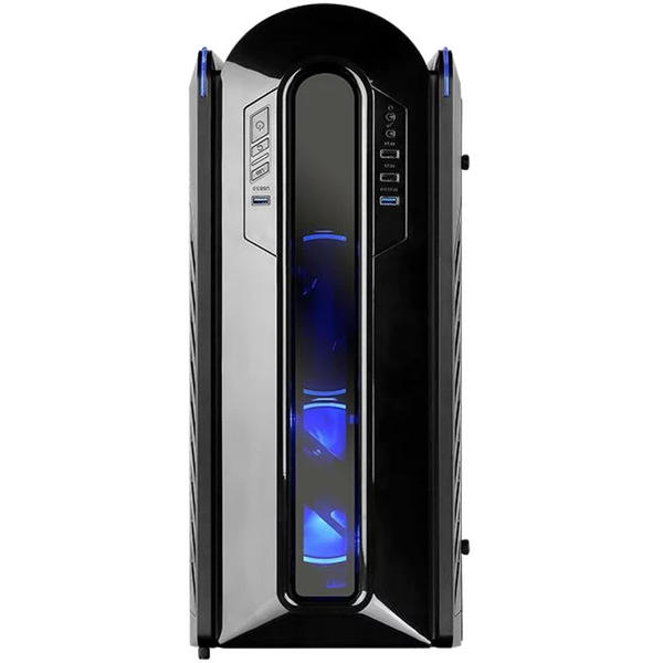 Carcasa Thermaltake Versa C24 RGB, MiddleTower, Fara sursa, Negru