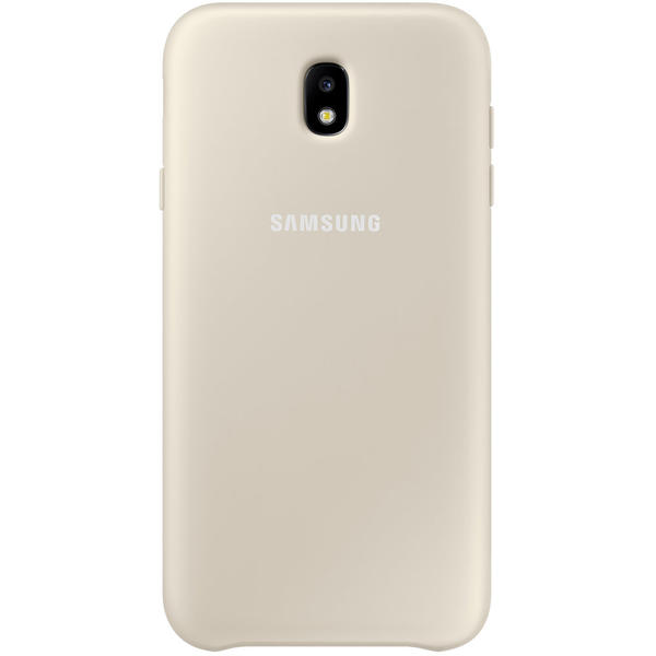 Capac protectie spate Samsung Dual Layer pentru Galaxy J7 2017 (J730), Auriu