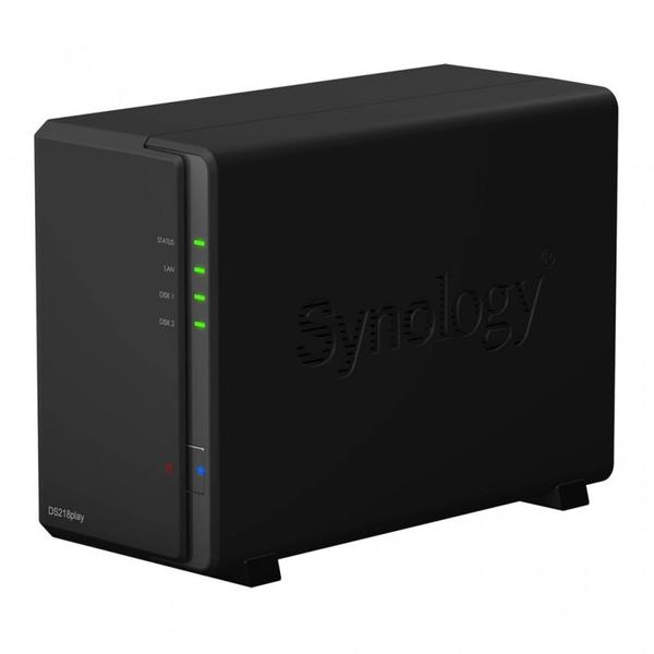 NAS Synology DiskStation DS218play, Quad Core 1.4GHz, 1GB DDR4, 2 Bay, 2 x USB 3.0, 1 x RJ-45