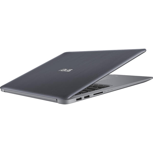 Laptop Asus VivoBook S15 S510UA-BQ568R, 15.6" FHD, Core i7-8550U 1.8GHz, 8GB DDR4, 256GB SSD, Intel UHD 620, FingerPrint Reader, Win 10 Pro 64bit, Gri
