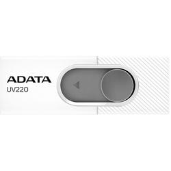 Memorie USB A-DATA UV220, 64GB, USB 2.0, Alb/Gri
