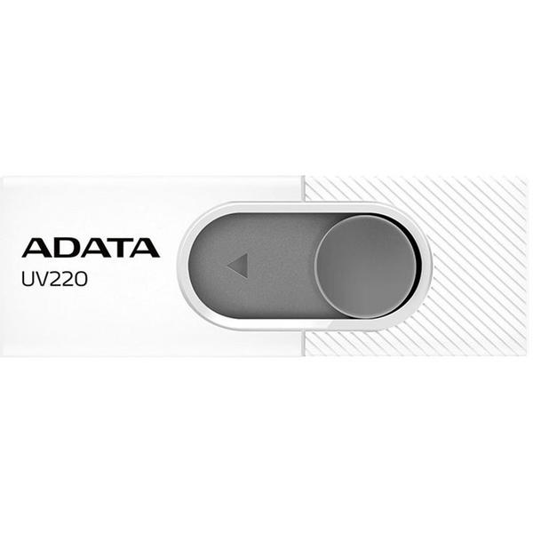 Memorie USB A-DATA UV220, 8GB, USB 2.0, Alb/Gri