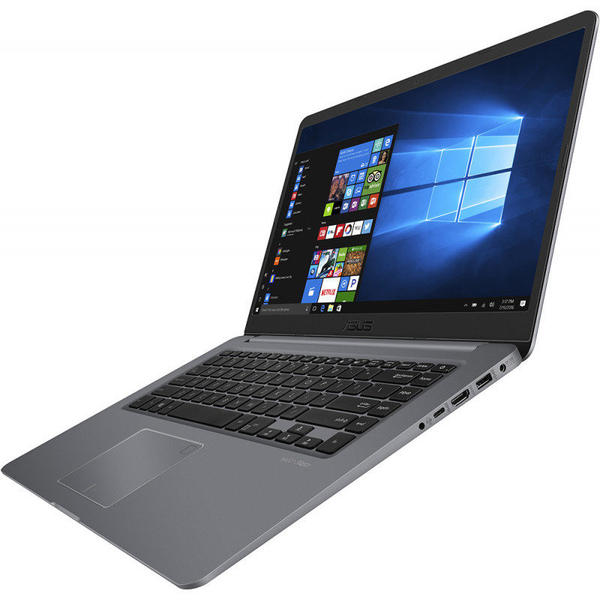 Laptop Asus VivoBook S15 S510UA-BQ477R, 15.6" FHD, Core i5-8250U 1.6GHz, 4GB DDR4, 256GB SSD, Intel UHD 620, FingerPrint Reader, Win 10 Pro 64bit, Gri