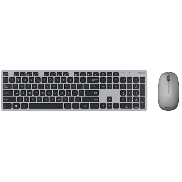 Kit Tastatura si Mouse Asus W5000, Wireless, USB, Gri