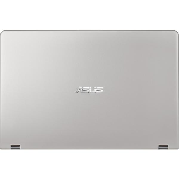 Laptop Asus ZenBook Flip UX561UA-BO003T, 15.6" FHD Touch, Core i5-8250U 1.6GHz, 8GB DDR4, 1TB HDD, Intel UHD 620, Win 10 Home 64bit, Argintiu