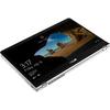 Laptop Asus ZenBook Flip UX561UA-BO005R, 15.6" FHD Touch, Core i7-8550U 1.8GHz, 8GB DDR4, 1TB HDD + 128GB SSD, Intel UHD 620, Win 10 Pro 64bit, Argintiu
