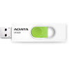 Memorie USB A-DATA UV320, 64GB, USB 3.1, Alb/Verde