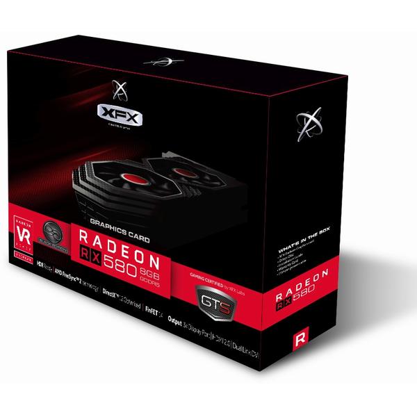 Placa video XFX Radeon RX 580 GTS Black Edition, 8GB GDDR5, 256 biti