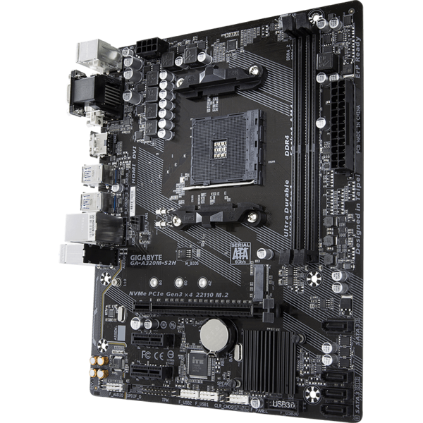 Placa de baza Gigabyte GA-A320M-S2H, Socket AM4, mATX