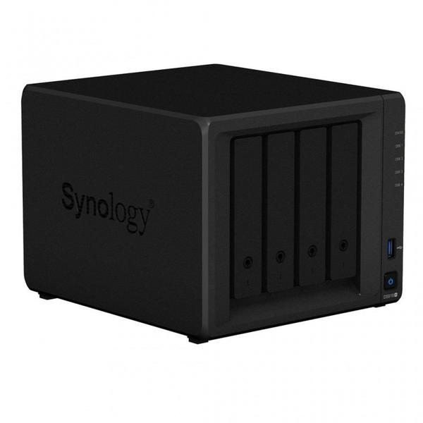 NAS Synology DiskStation DS918+, Intel Celeron J3455 1.5GHz, 4GB DDR3, 4 Bay, 2 x USB 3.0, 2 x LAN, 1 x eSATA