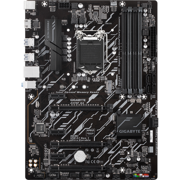 Placa de baza Gigabyte Z370P D3, Socket 1151 v2, ATX