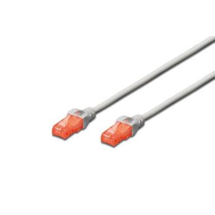 Patch Cord DIGITUS Premium CAT 6 UTP patch cable, Length 25m, Color grey LSZH