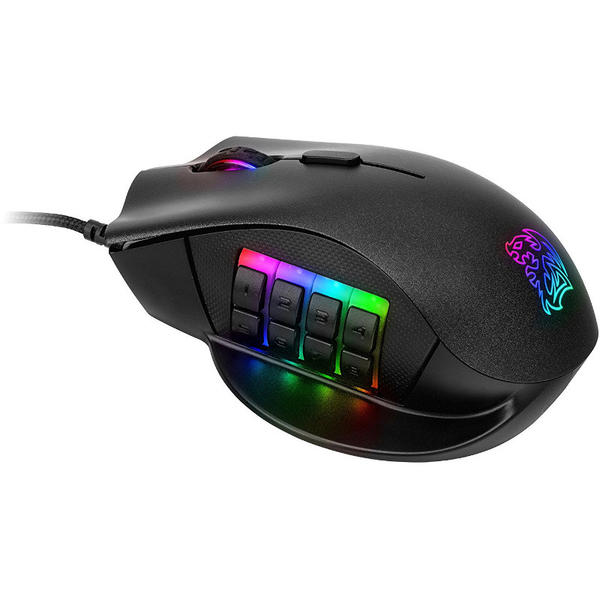 Mouse gaming Thermaltake Tt eSPORTS NEMESIS, USB, Optic, 12000dpi, Negru