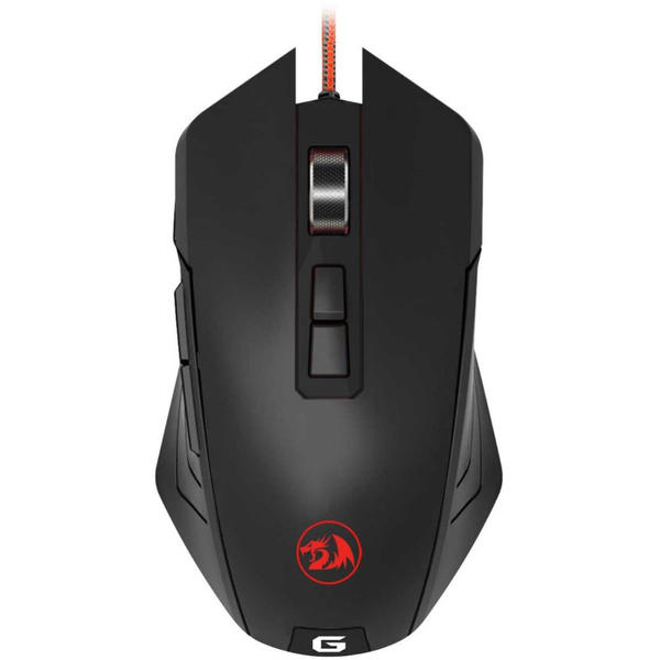 Mouse gaming Redragon Dagger RGB, USB, 10000dpi, Negru