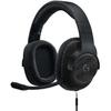 Casti gaming Logitech G433, Jack 3.5mm, Negru