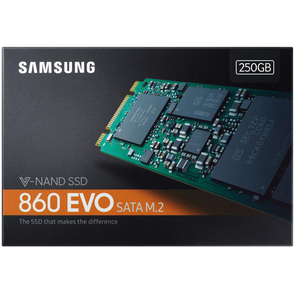 SSD Samsung 860 EVO, 250GB, SATA 3, M.2 2280