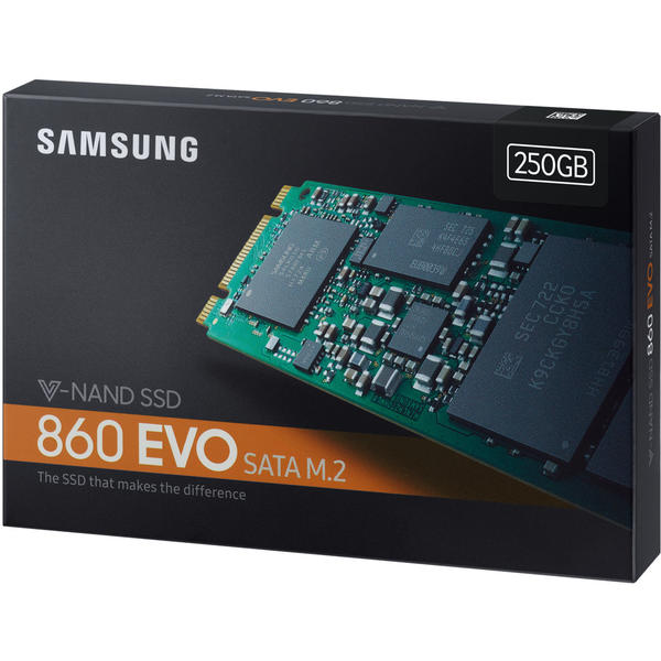 SSD Samsung 860 EVO, 250GB, SATA 3, M.2 2280