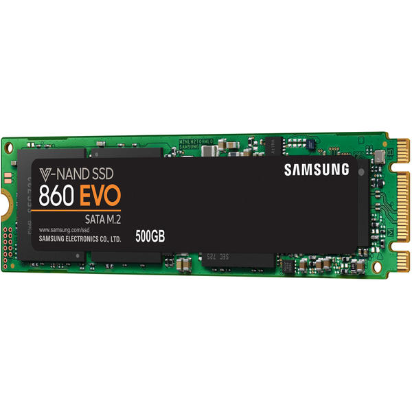 SSD Samsung 860 EVO, 500GB, SATA 3, M.2 2280