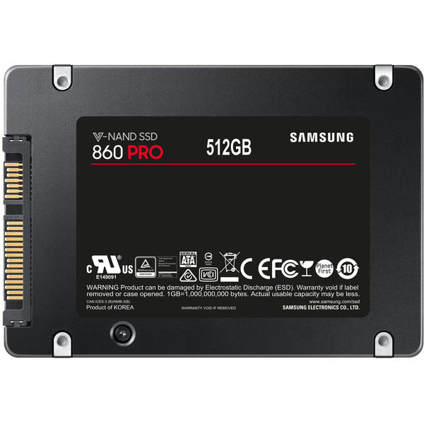 SSD Samsung 860 PRO, 512GB, SATA 3, 2.5"