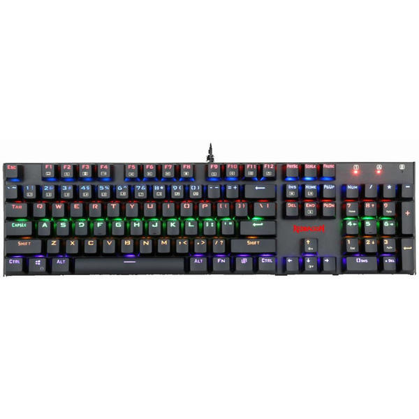 Tastatura Redragon Rudra, USB, Layout US, Negru