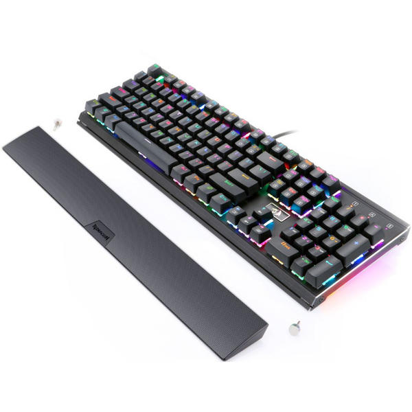 Tastatura gaming Redragon Rahu RGB, USB, Layout US, Negru