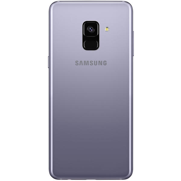 Smartphone Samsung Galaxy A8 (2018), Dual SIM, 5.6'' Super AMOLED Multitouch, Octa Core 2.2GHz + 1.6GHz, 4GB RAM, 32GB, 16MP, 4G, Orchid Gray