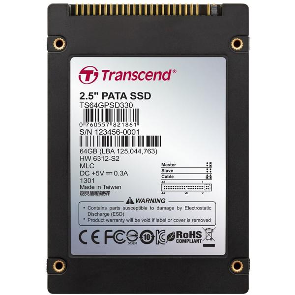 SSD Transcend 330 Series, 64GB, IDE, 2.5''