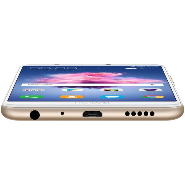 Smartphone Huawei P Smart, Dual SIM, 5.65'' IPS LCD Multitouch, Octa Core 2.36GHz + 1.7GHz, 3GB RAM, 32GB, Dual 13MP + 2MP, 4G, Gold