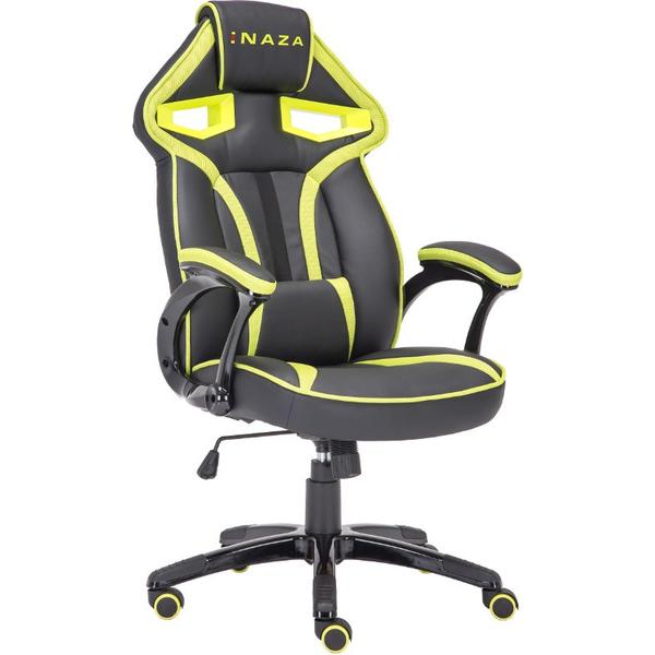 Scaun Gaming Inaza Cobra, Negru/Verde