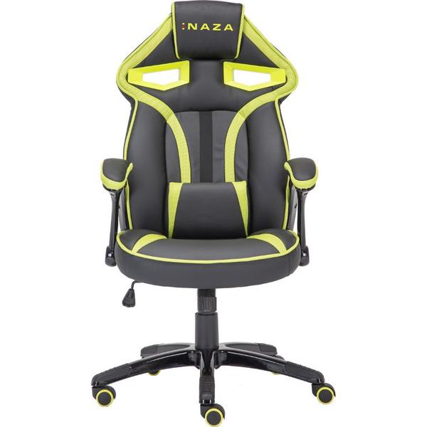 Scaun Gaming Inaza Cobra, Negru/Verde