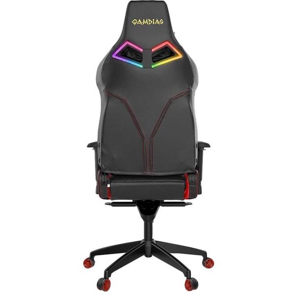 Scaun Gaming Gamdias Achilles P1 L, Negru/Rosu