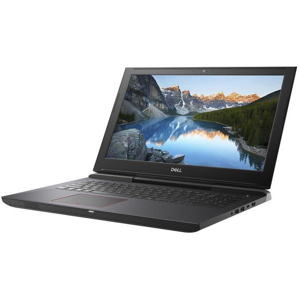 Laptop Dell Inspiron 7577, 15.6" FHD, Core i7-7700HQ 2.8GHz, 8GB DDR4, 128GB SSD + 1TB HDD, GeForce GTX 1050Ti 4GB, Ubuntu Linux, Negru