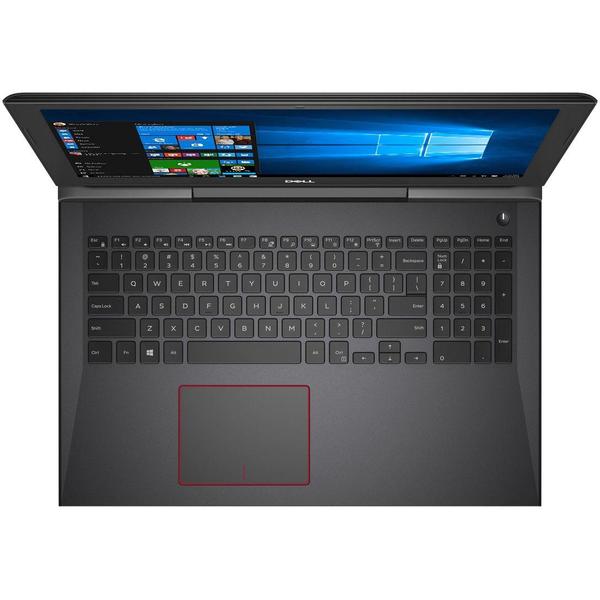 Laptop Dell Inspiron 7577, 15.6" FHD, Core i7-7700HQ 2.8GHz, 8GB DDR4, 128GB SSD + 1TB HDD, GeForce GTX 1050Ti 4GB, Windows 10 Home, Negru