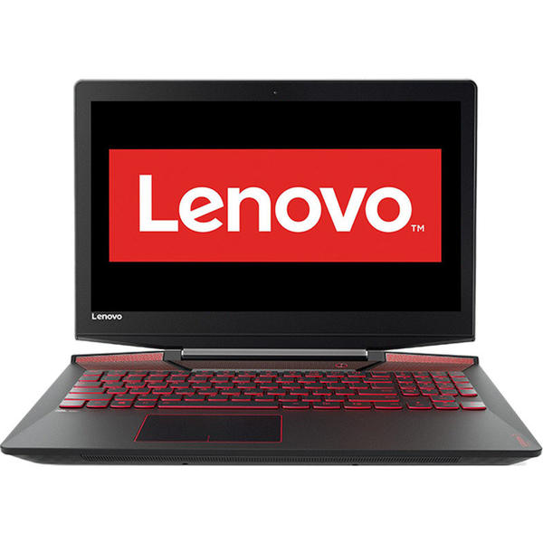 Laptop Lenovo Legion Y720-15IKB, 15.6'' FHD, Core i7-7700HQ 2.8GHz, 16GB DDR4, 1TB HDD + 128GB SSD, GeForce GTX 1060 6GB, FreeDOS, Negru