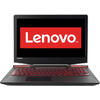 Laptop Lenovo Legion Y720-15IKB, 15.6'' FHD, Core i5-7300HQ 2.5GHz, 8GB DDR4, 1TB HDD + 256GB SSD, GeForce GTX 1060 6GB, FreeDOS, Negru