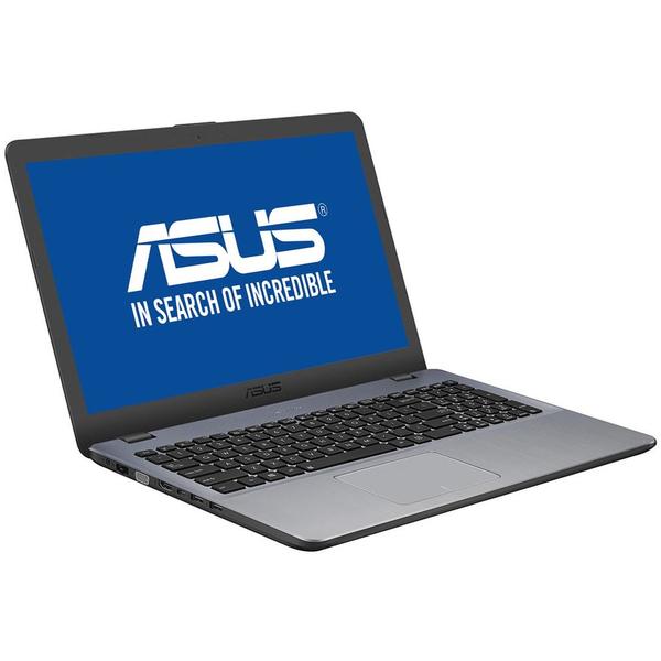 Laptop Asus VivoBook Max F542UN-DM153, 15.6'' FHD, Core i7-8550U 1.8GHz, 8GB DDR4, 500GB HDD + 128GB SSD, GeForce MX150 4GB, Endless OS, Gri