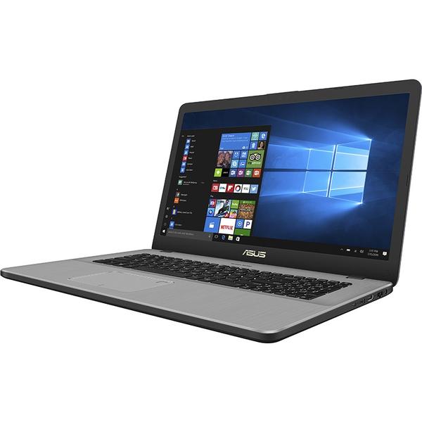 Laptop Asus VivoBook Pro 17 N705UD-GC049, 17.3'' FHD, Core i5-7200U 2.5GHz, 8GB DDR4, 1TB HDD + 128GB SSD, GeForce GTX 1050 4GB, Endless OS, Grey
