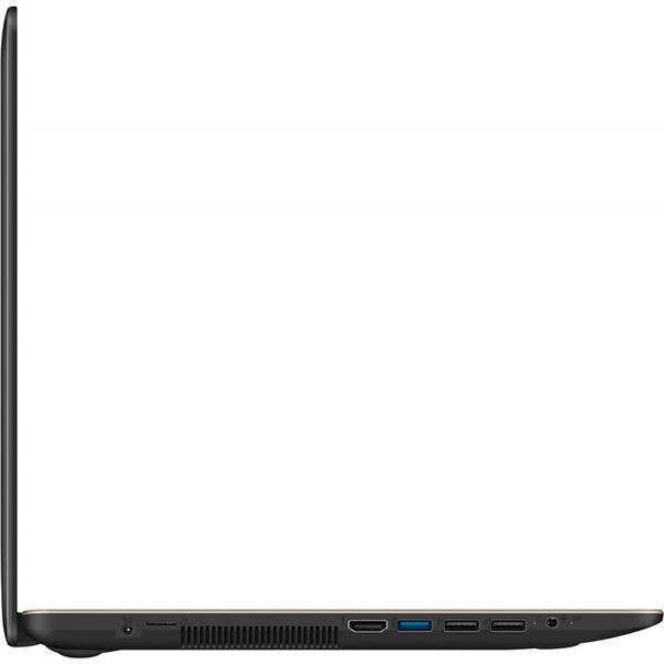 Laptop Asus VivoBook 15 X540NA-GO034, 15.6'' HD, Celeron N3350 1.1GHz, 4GB DDR3, 500GB HDD, Intel HD 500, Endless OS, Chocolate Black